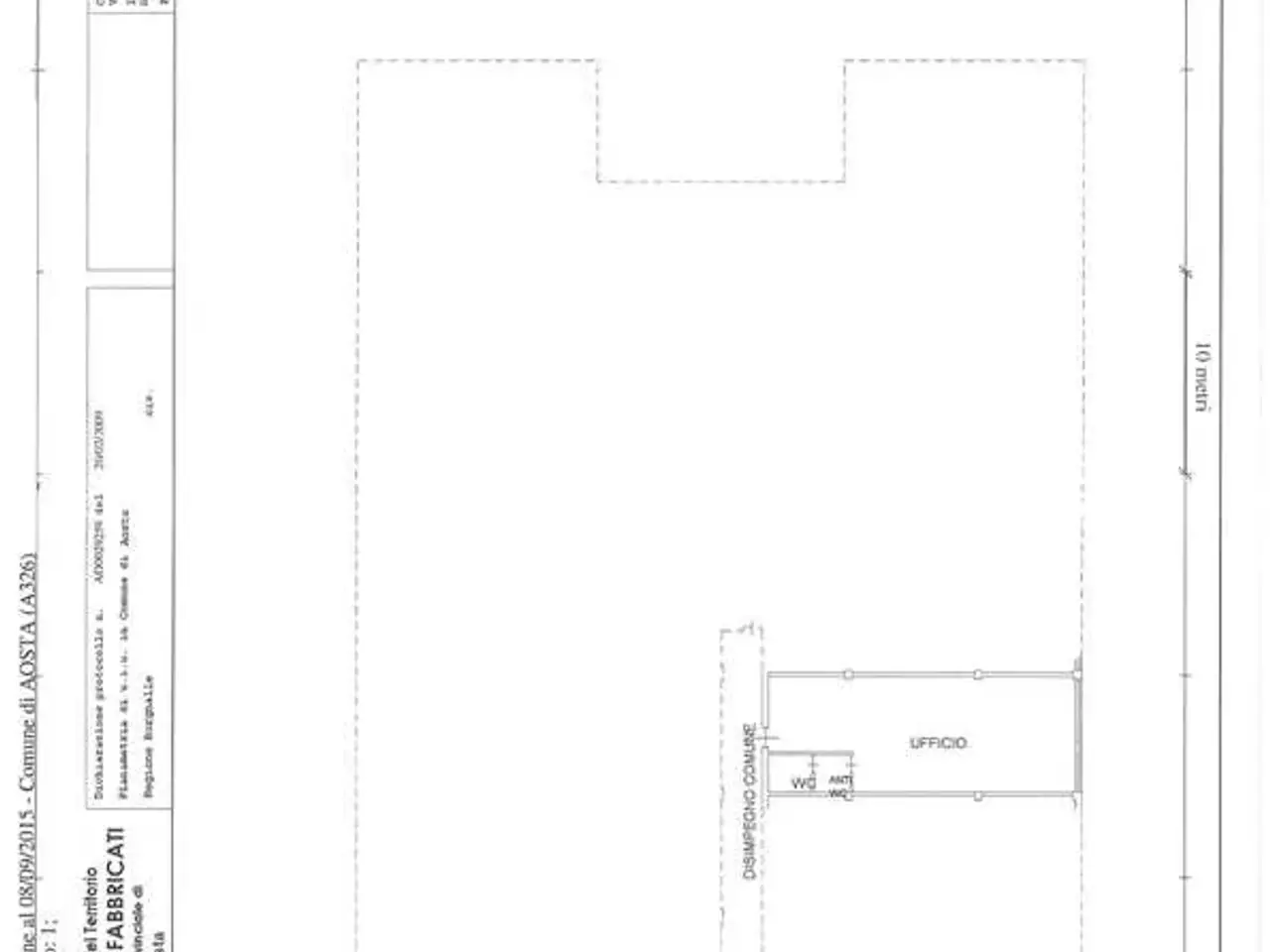 Ufficio in Regione Borgalle 3, Aosta, {3} - Planimetria 1