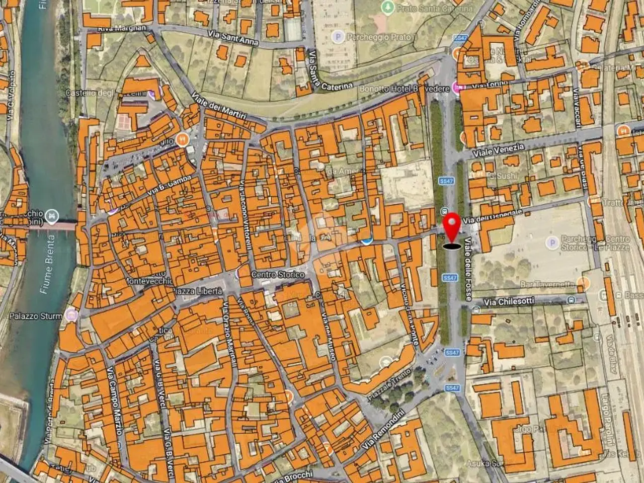 Magazzino in Via Portile 39, Bassano Del Grappa, {3} - Planimetria 1
