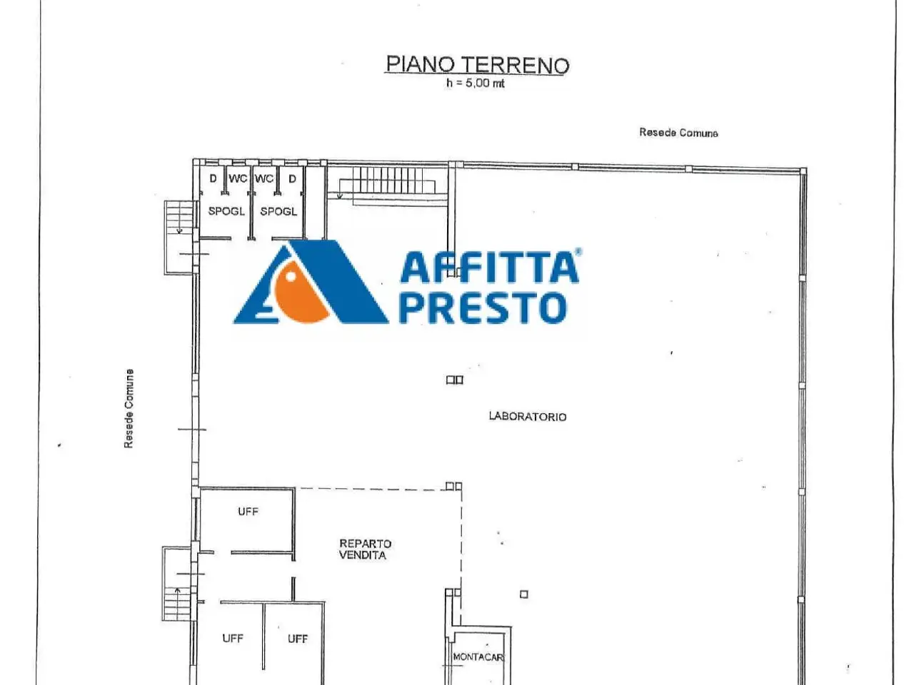 Capannone in , Certaldo, {3} - Planimetria 1