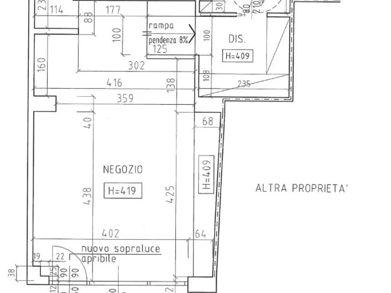 Negozio in Via Barbara Melzi 69, Legnano, {3} - Planimetria 1