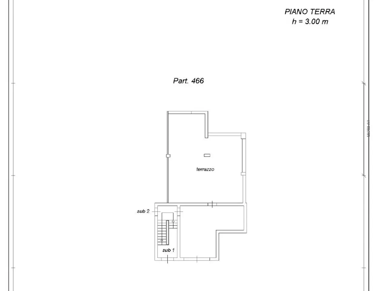 Villa in vendita, Via Moscala 4, Carini - Planimetria 1