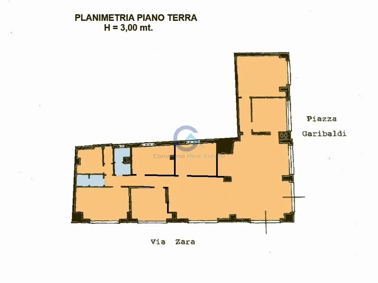 Negozio in Via Nazario Sauro 9, Catanzaro, {3} - Planimetria 1
