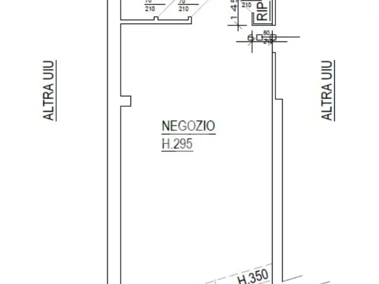Negozio in Via S. Rocco 38, Lissone, {3} - Planimetria 1