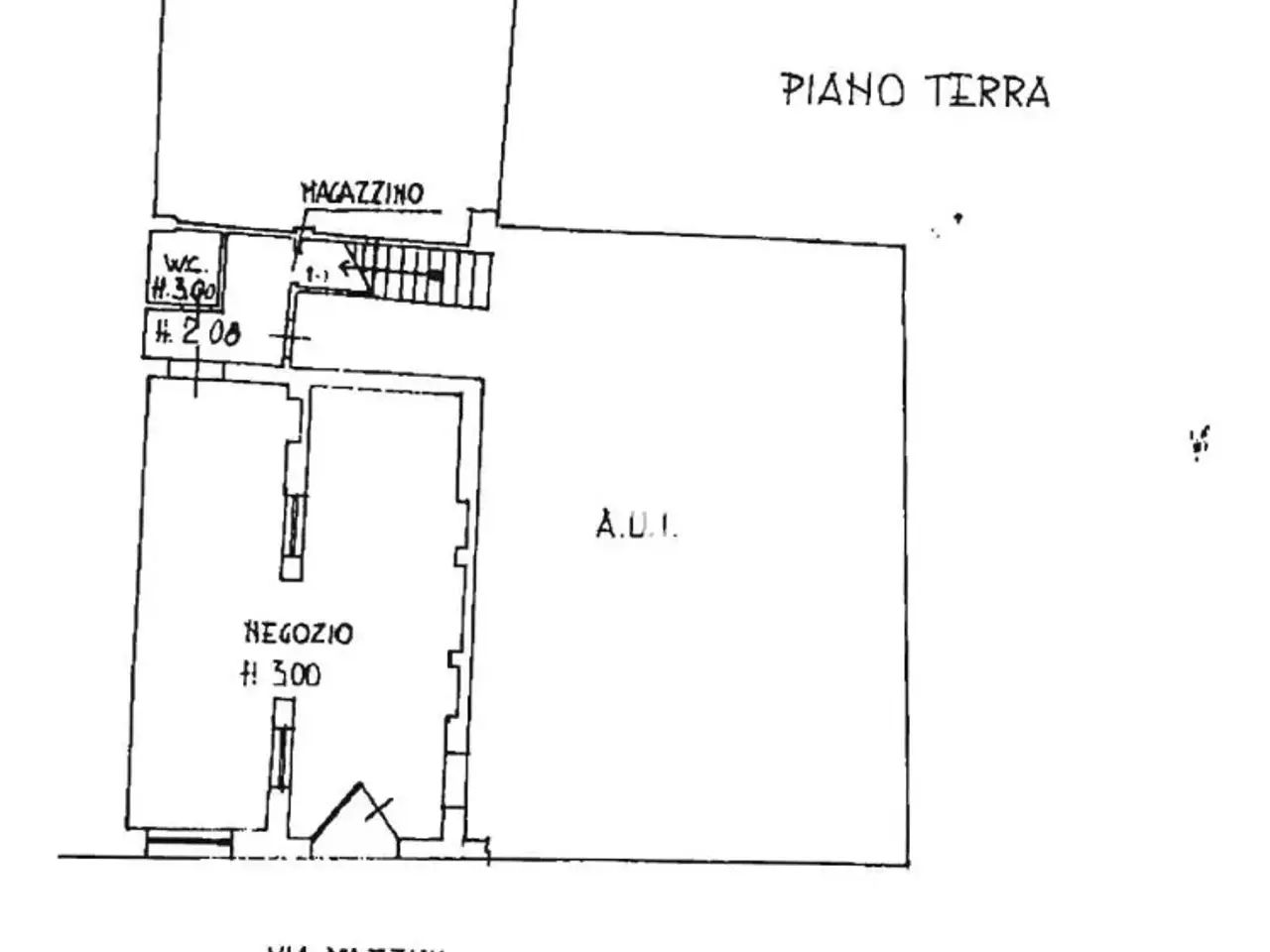 Negozio in Via Giuseppe Mazzini 73, Ravenna, {3} - Planimetria 1