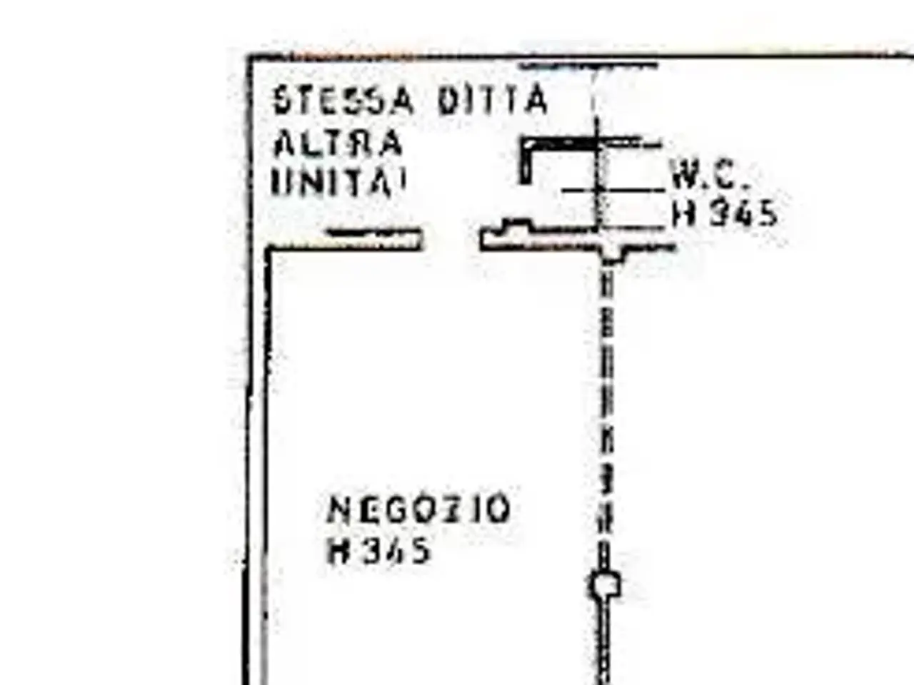 Negozio in Via d'Acquapendente, Padova, {3} - Planimetria 1