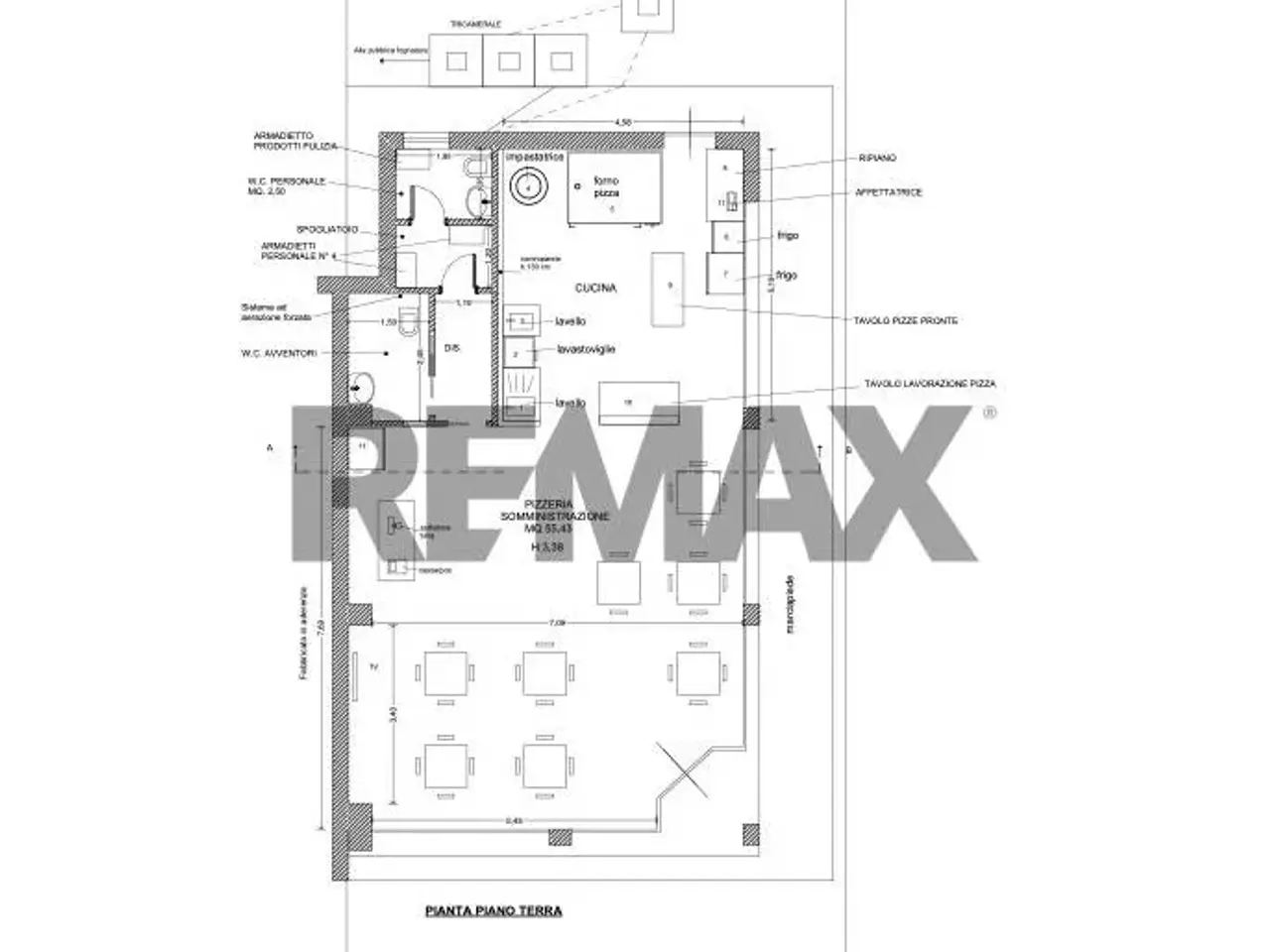 Esercizio commerciale in Via Provinciale Cerretese 4, Cerreto Guidi, {3} - Planimetria 1