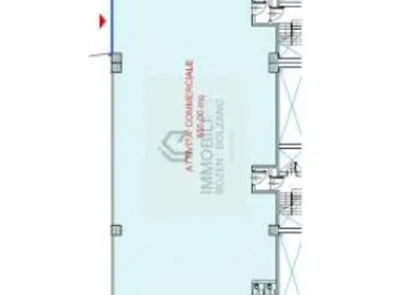 Negozio in Via Alessandro Volta 17, Bolzano, {3} - Planimetria 1
