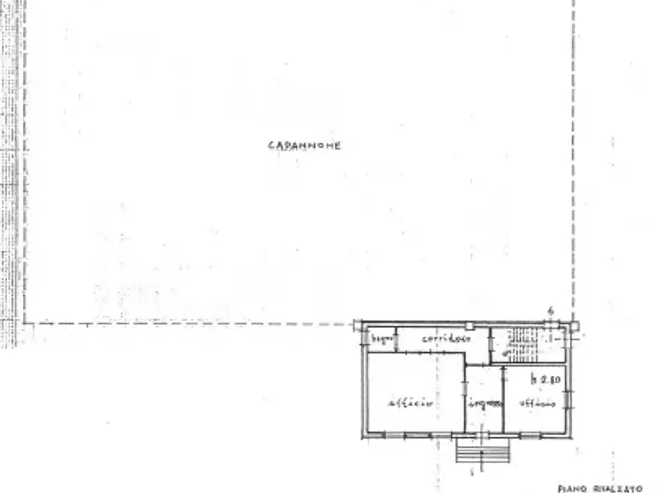 Capannone in Via Emilia Ovest, Fontanellato, {3} - Planimetria 1