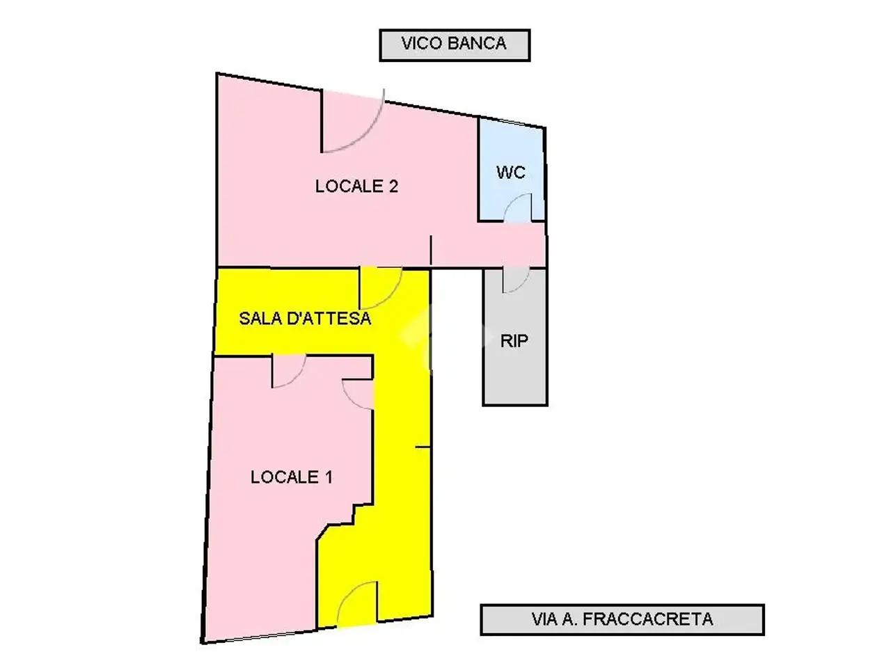 Negozio in Via Angelo Fraccacreta 49, San Severo, {3} - Planimetria 1