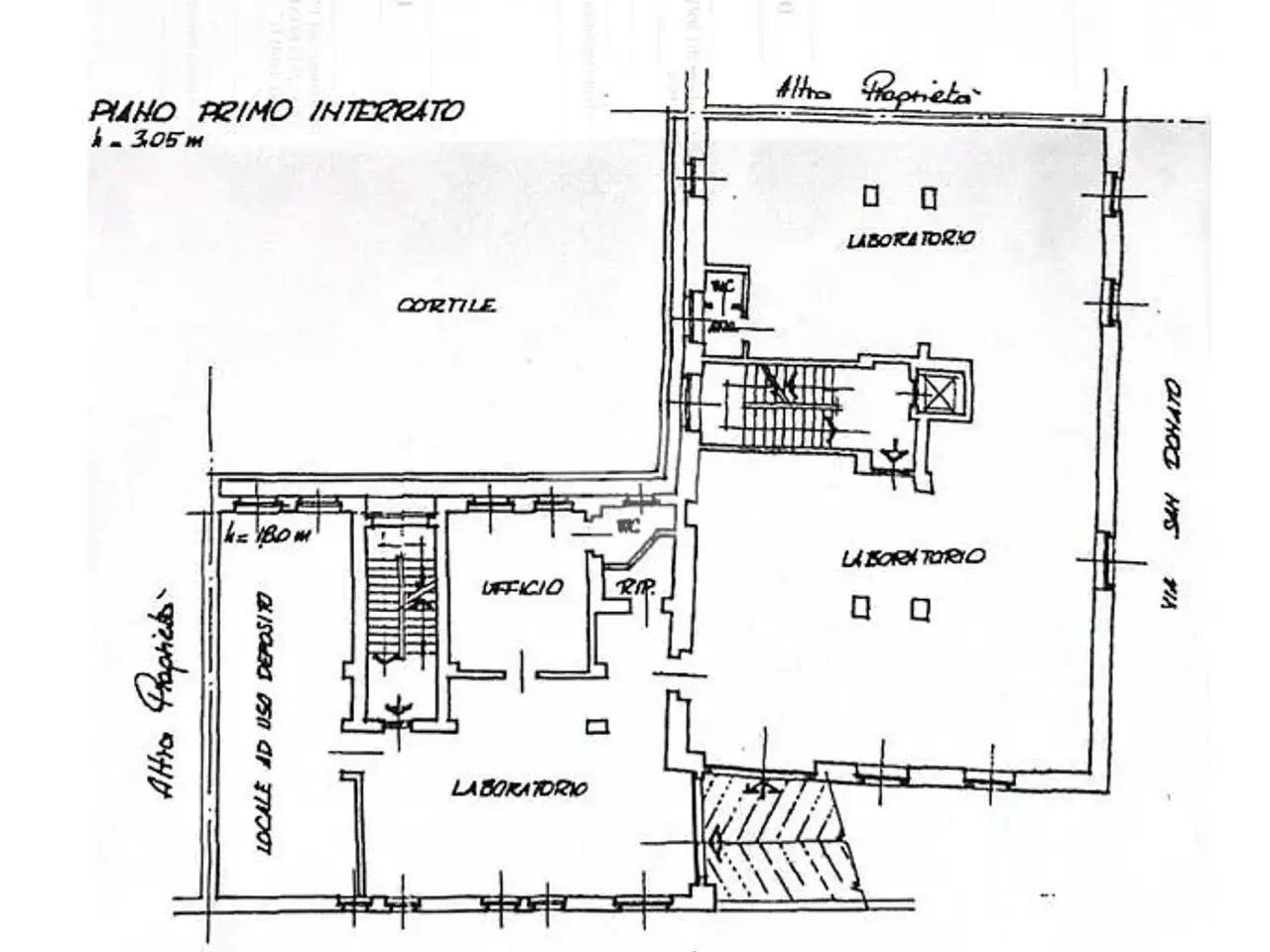 Laboratorio in Via San Donato 73, Torino, {3} - Planimetria 1