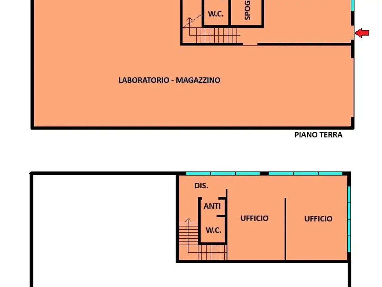 Capannone in Via Trattati di Roma 60, Castenaso, {3} - Planimetria 1
