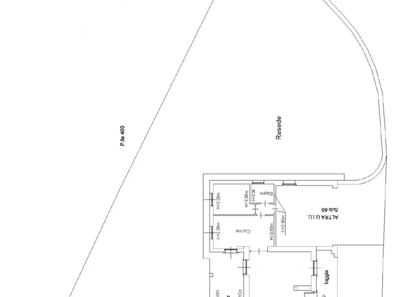 Terratetto unifamiliare in vendita, Via Romea, Arezzo - Planimetria 1