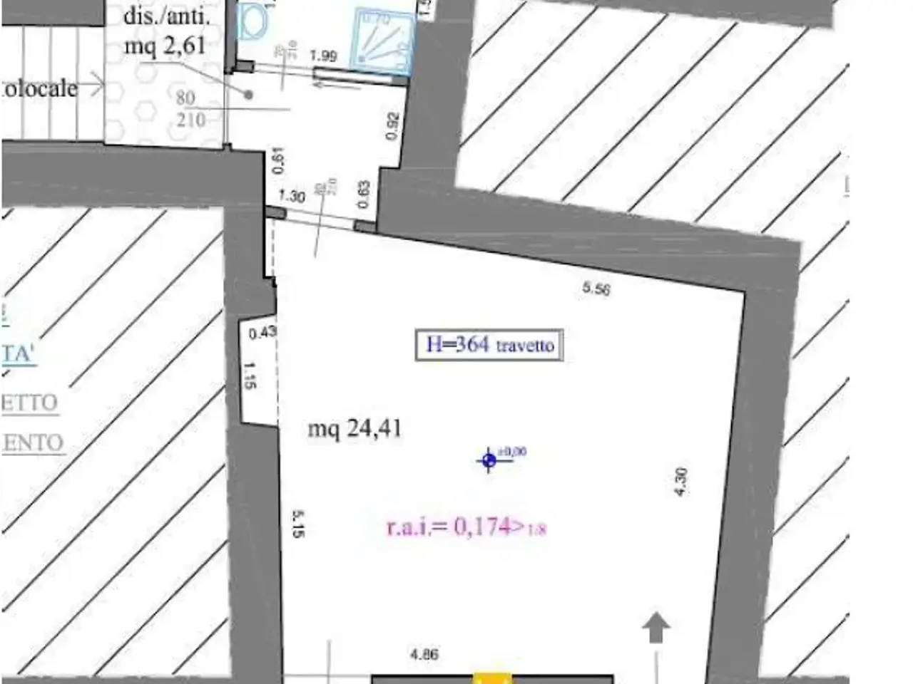 Magazzino in Vicolo del Carro 15, Brescia, {3} - Planimetria 1
