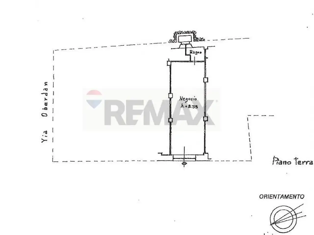 Negozio in Via Monina 1/a, Ancona, {3} - Planimetria 1
