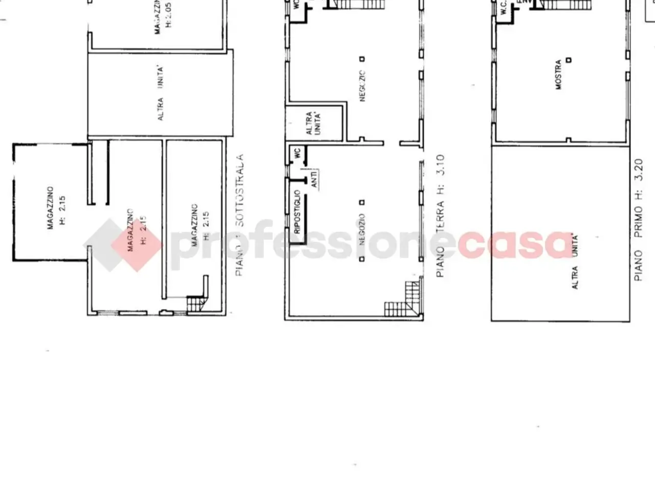 Palazzina commerciale in Via Cristoforo Colombo Snc, Monselice, {3} - Planimetria 1