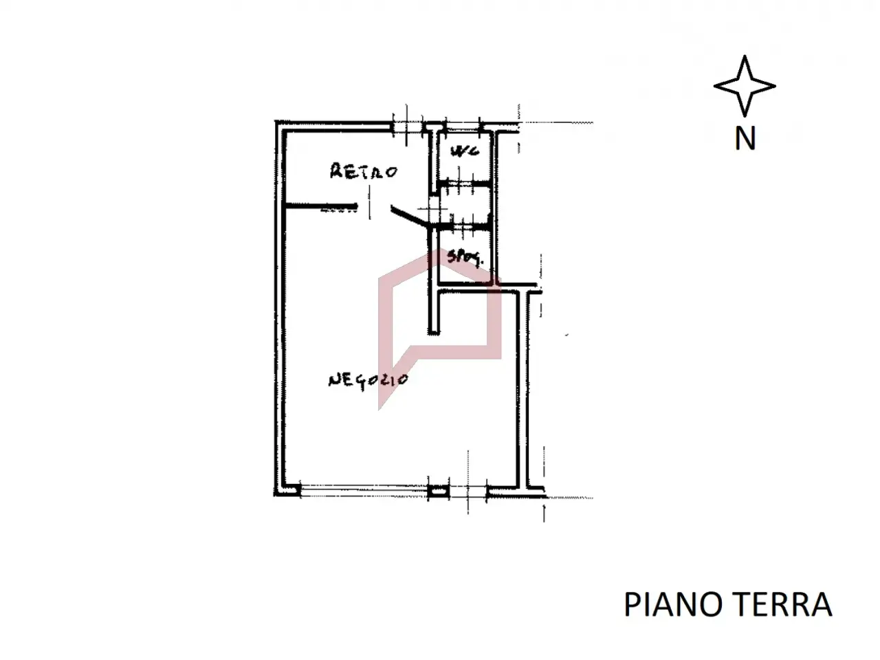 Negozio in Mestre, Venezia, {3} - Planimetria 1