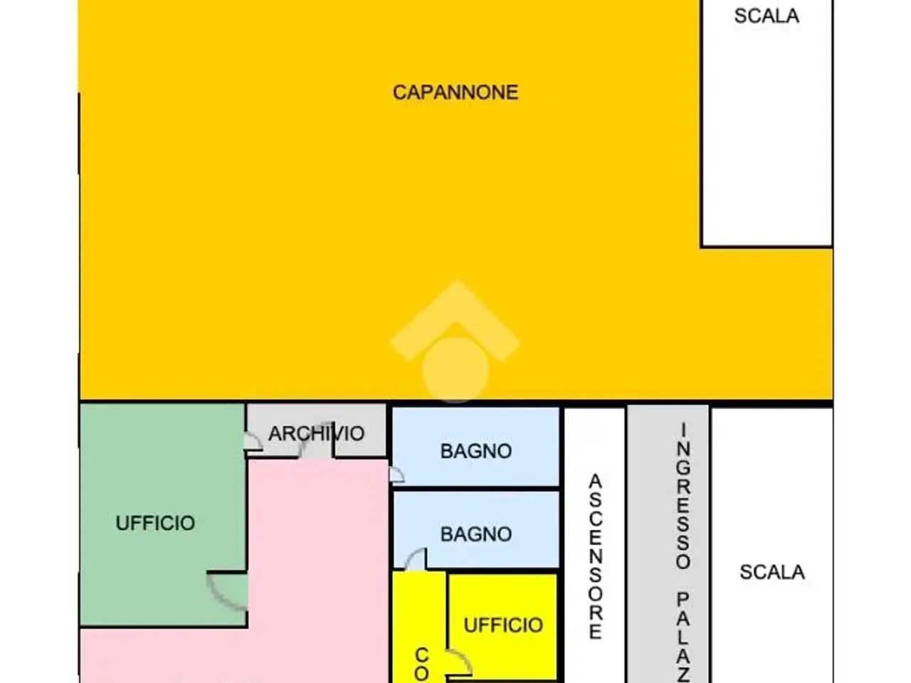 Capannone in Via Nugolaio 40, Cascina, {3} - Planimetria 1