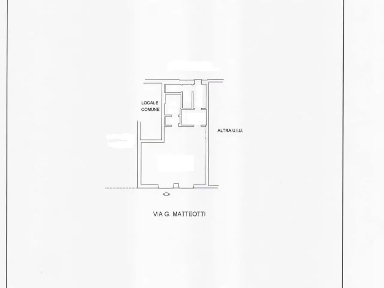 Negozio in Via G. Matteotti 8, Lissone, {3} - Planimetria 1