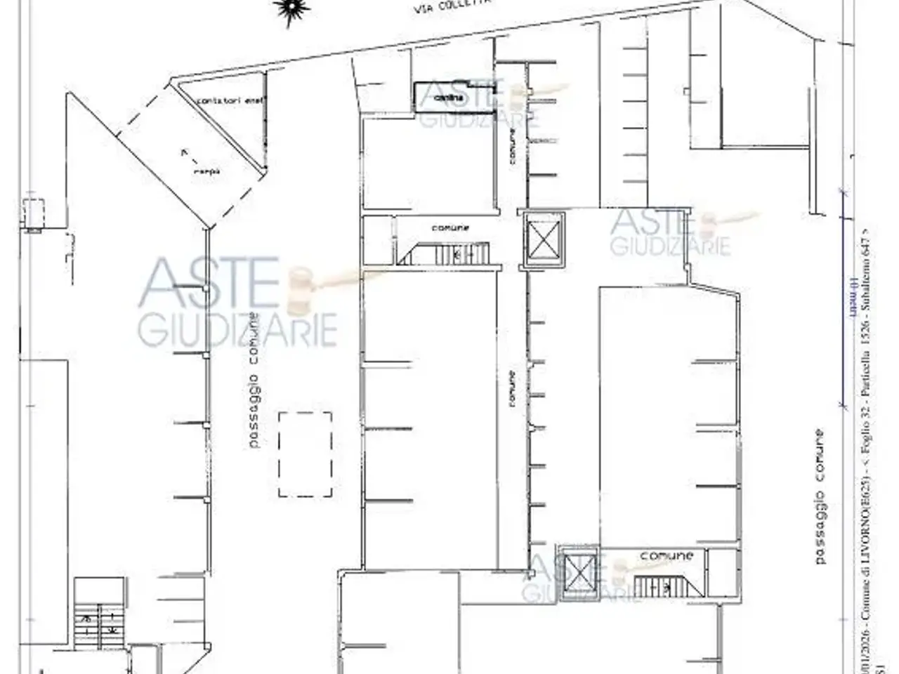 Garage in Via Colletta Pietro, 24, 57124 Livorno LI, Italia 24, Livorno, {3} - Planimetria 1