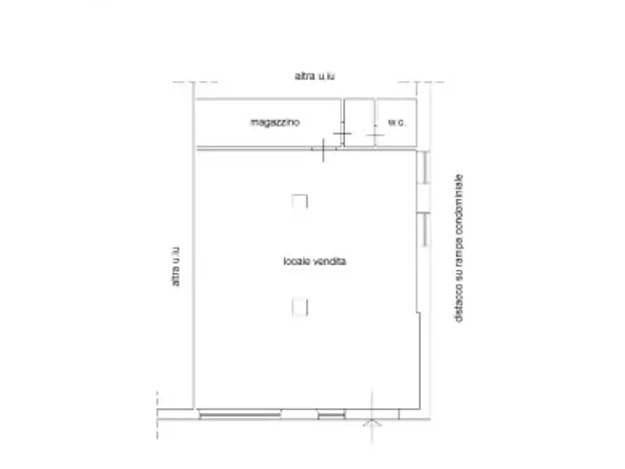 Negozio in Via della Libertà 78, Castel Madama, {3} - Planimetria 1