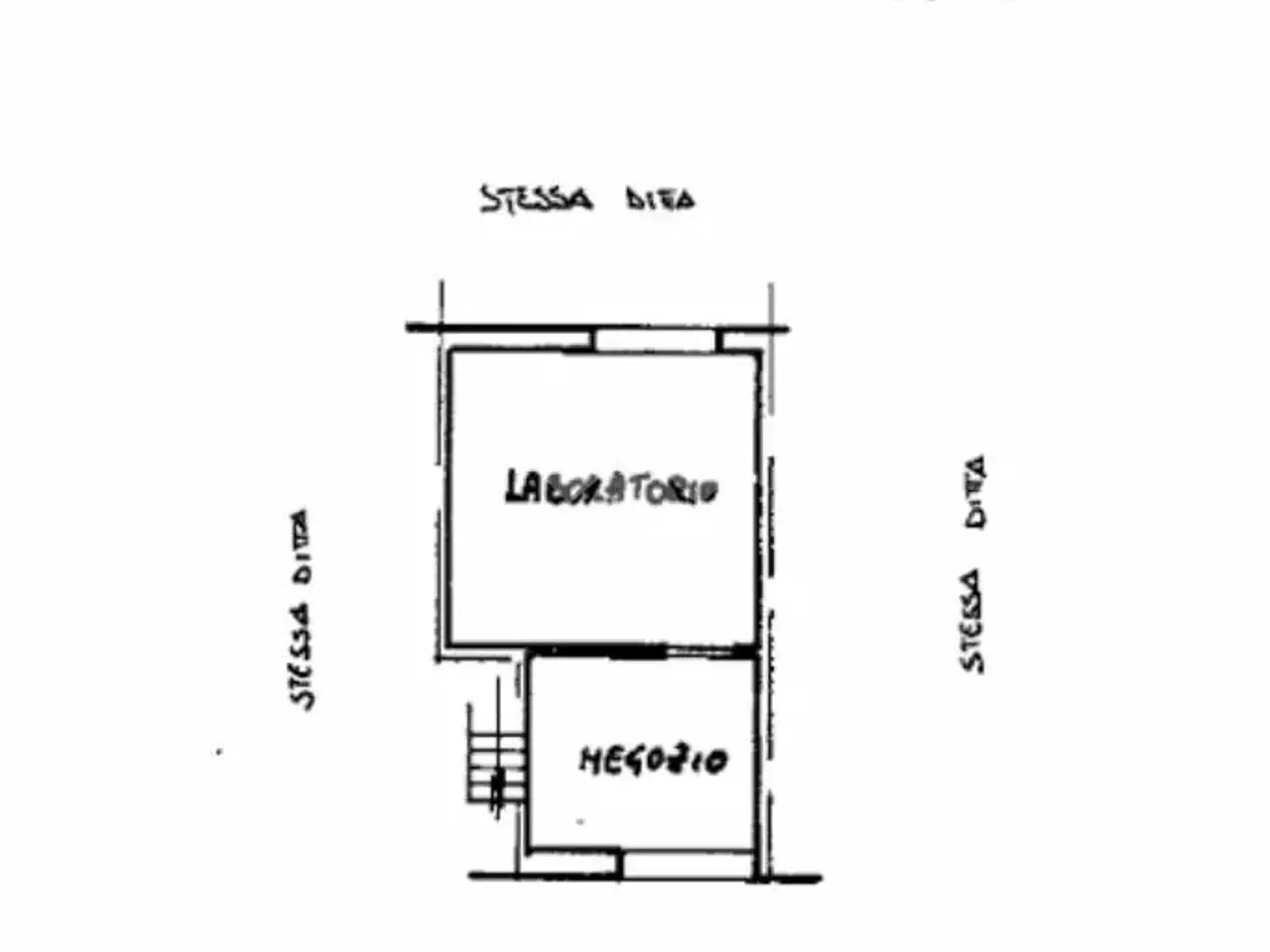 Negozio in Via Giuseppe Picedi Benettini, Sarzana, {3} - Planimetria 1
