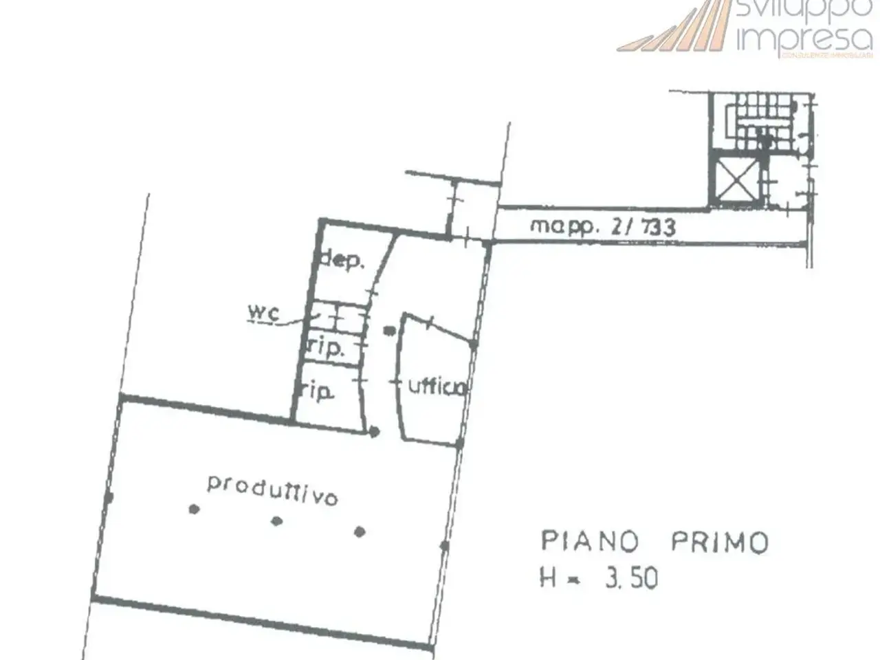 Ufficio in Via Matteotti 66, Cinisello Balsamo, {3} - Planimetria 1
