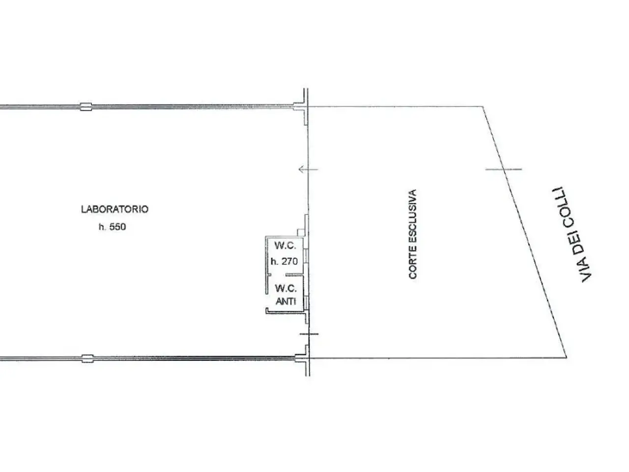 Capannone in Via dei Colli 24, Carpenedolo, {3} - Planimetria 1
