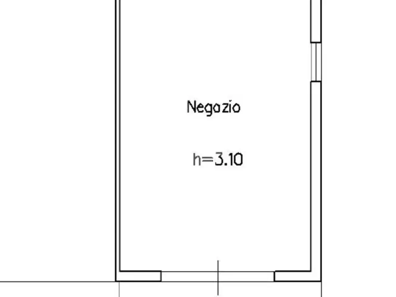 Negozio in Viale Perugia 10, Bellaria-Igea Marina, {3} - Planimetria 1