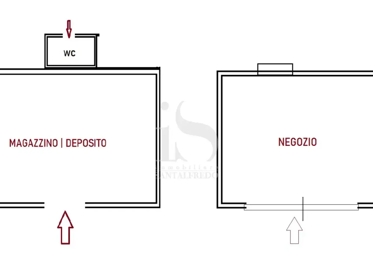 Negozio in Corso Buenos Aires  60, Milano, {3} - Planimetria 1