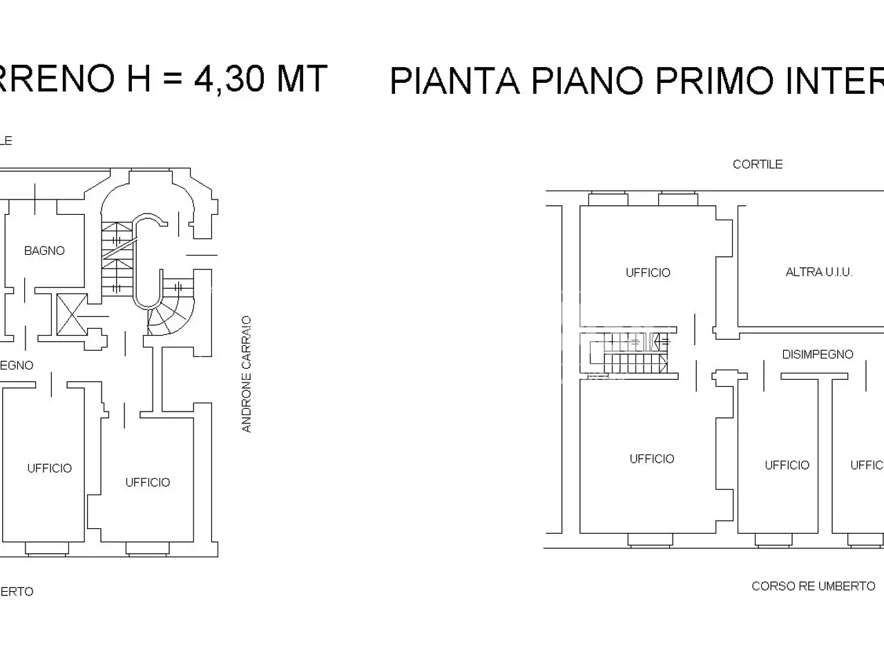 Ufficio in Corso Re Umberto 27, Torino, {3} - Planimetria 1