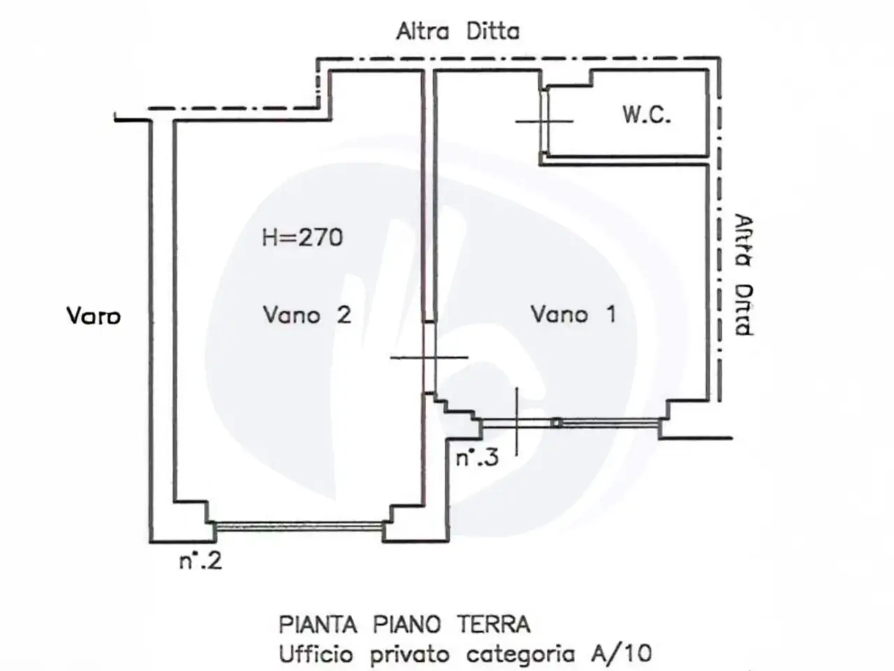 Ufficio in Via Unione Sovietica 6, Siracusa, {3} - Planimetria 1