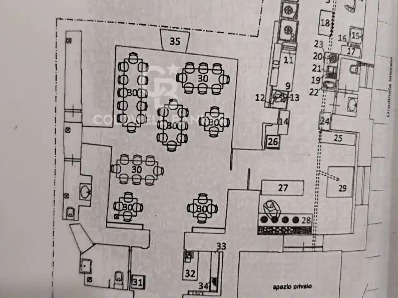 Ristorante in C.So Umberto I 203, Modica, {3} - Planimetria 1