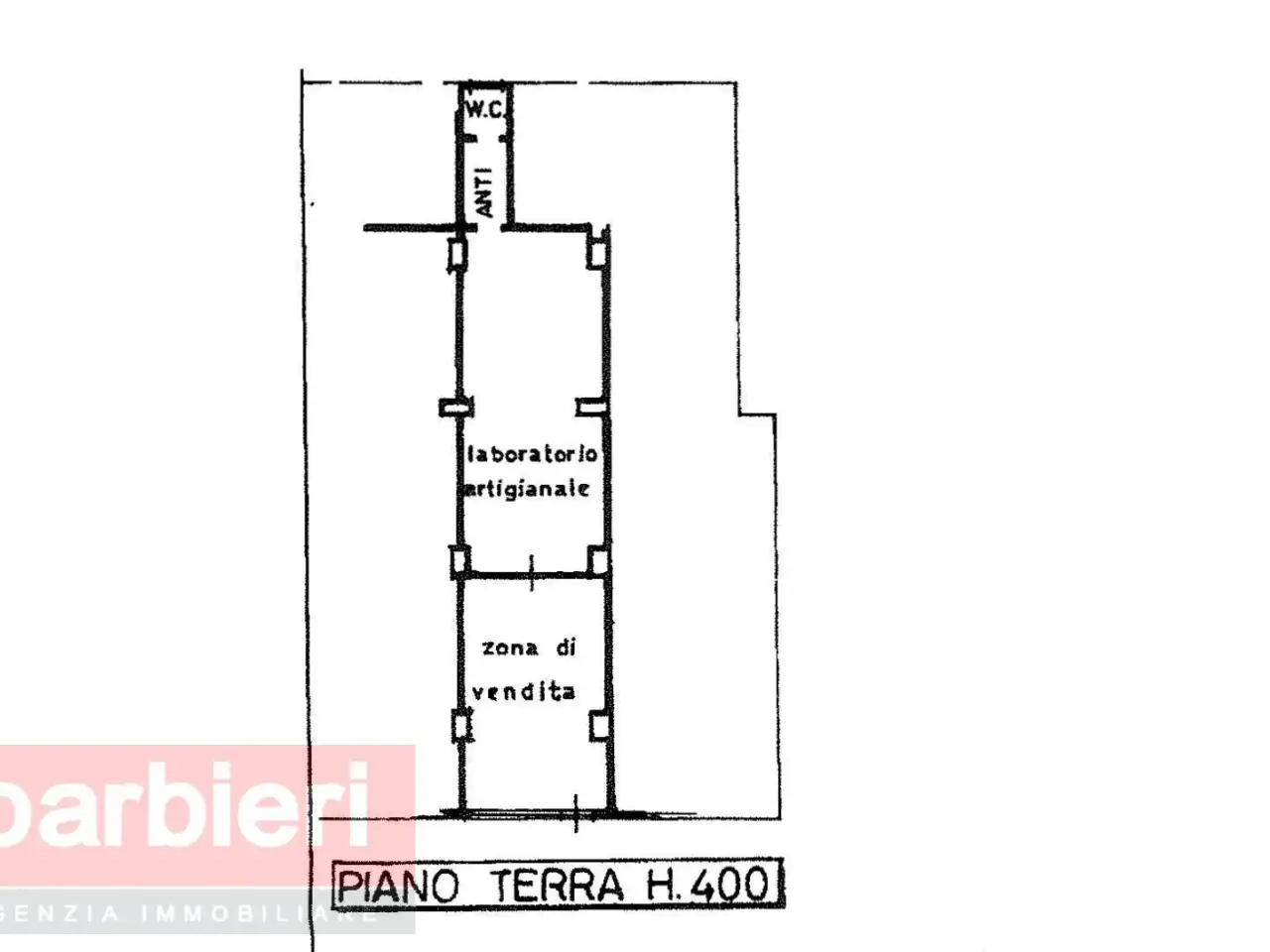 Negozio in Viale Forlì 39, Cervia, {3} - Planimetria 1