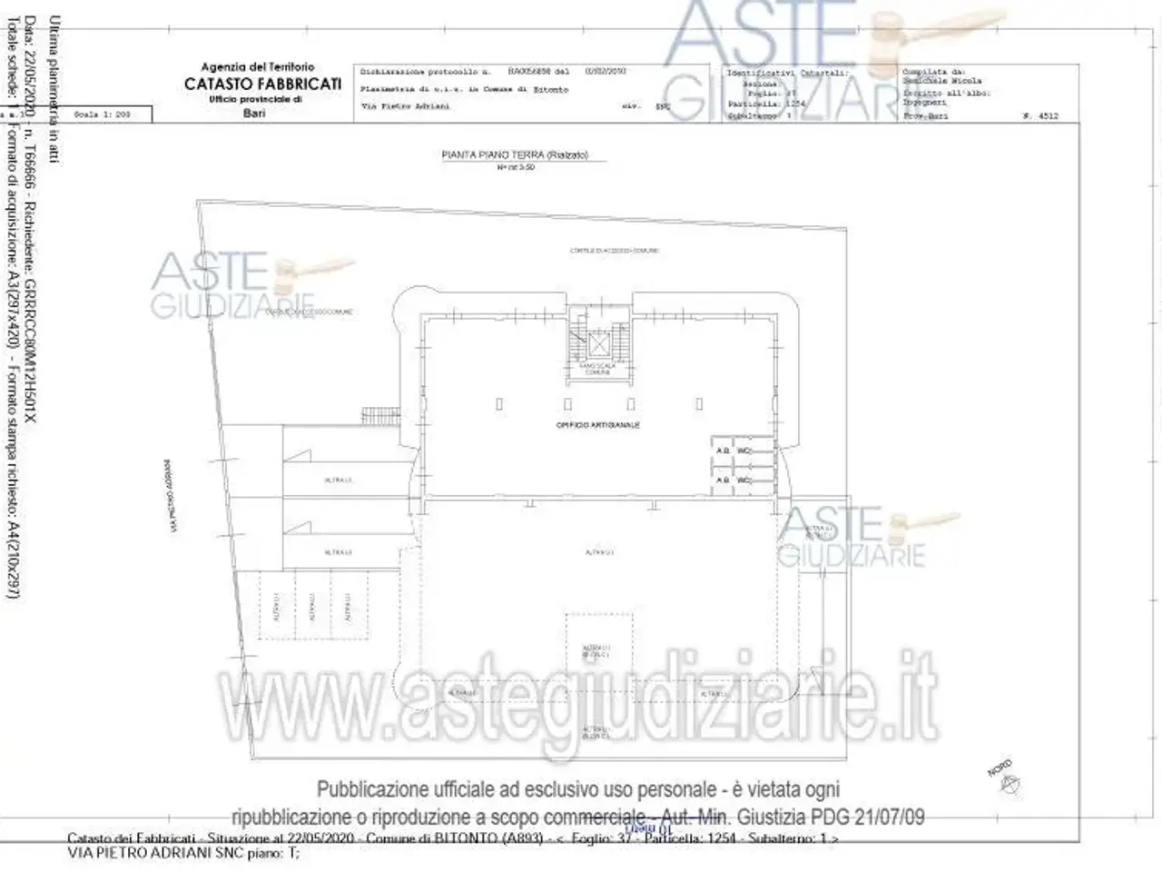 Negozio in Viale Europa, Bitonto, {3} - Planimetria 1
