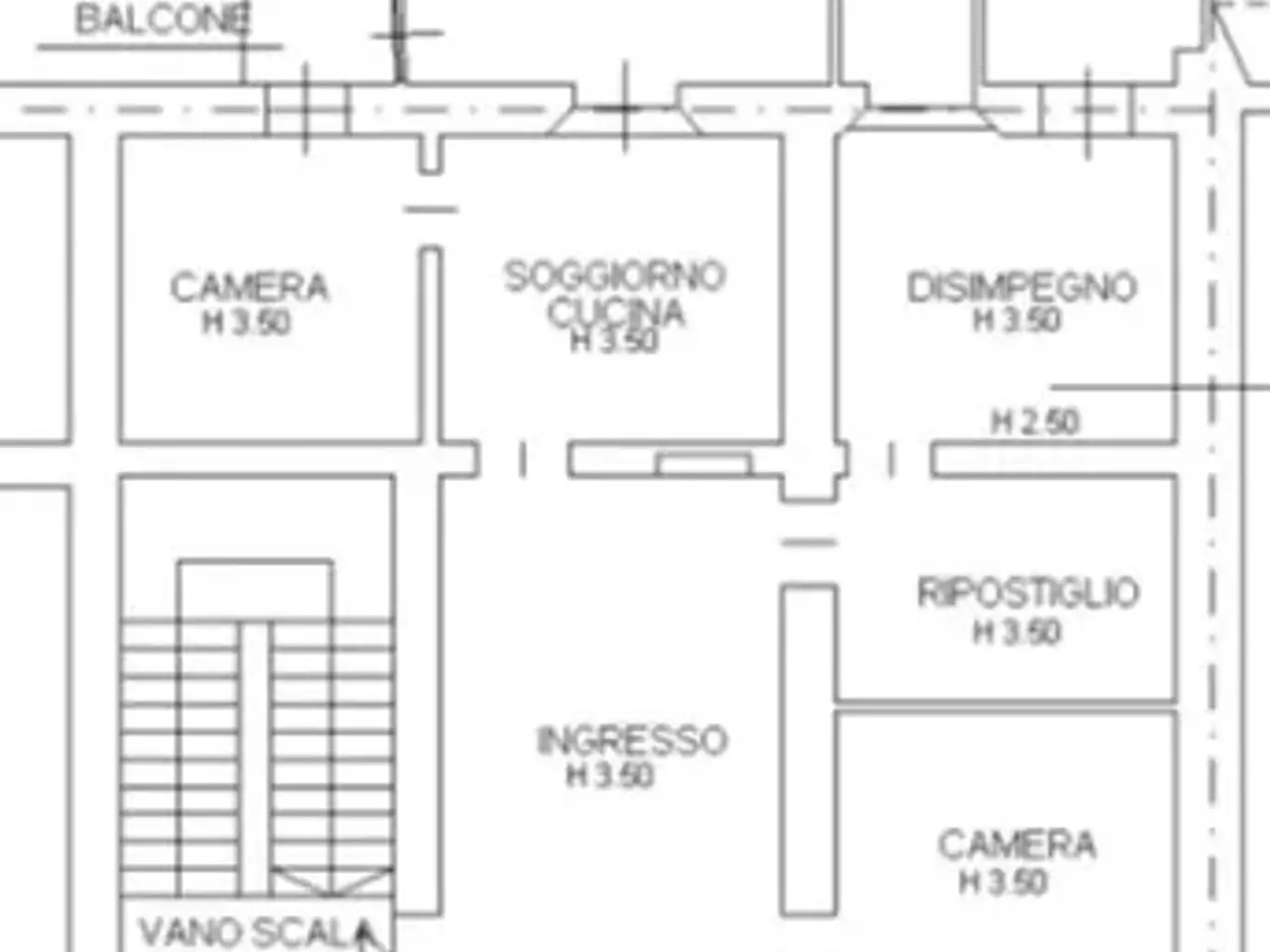 Ufficio in Via Silvio Bonfante, Imperia, {3} - Planimetria 1