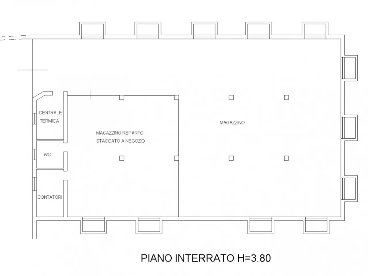 Magazzino in Via Villette, Trevignano, {3} - Planimetria 1