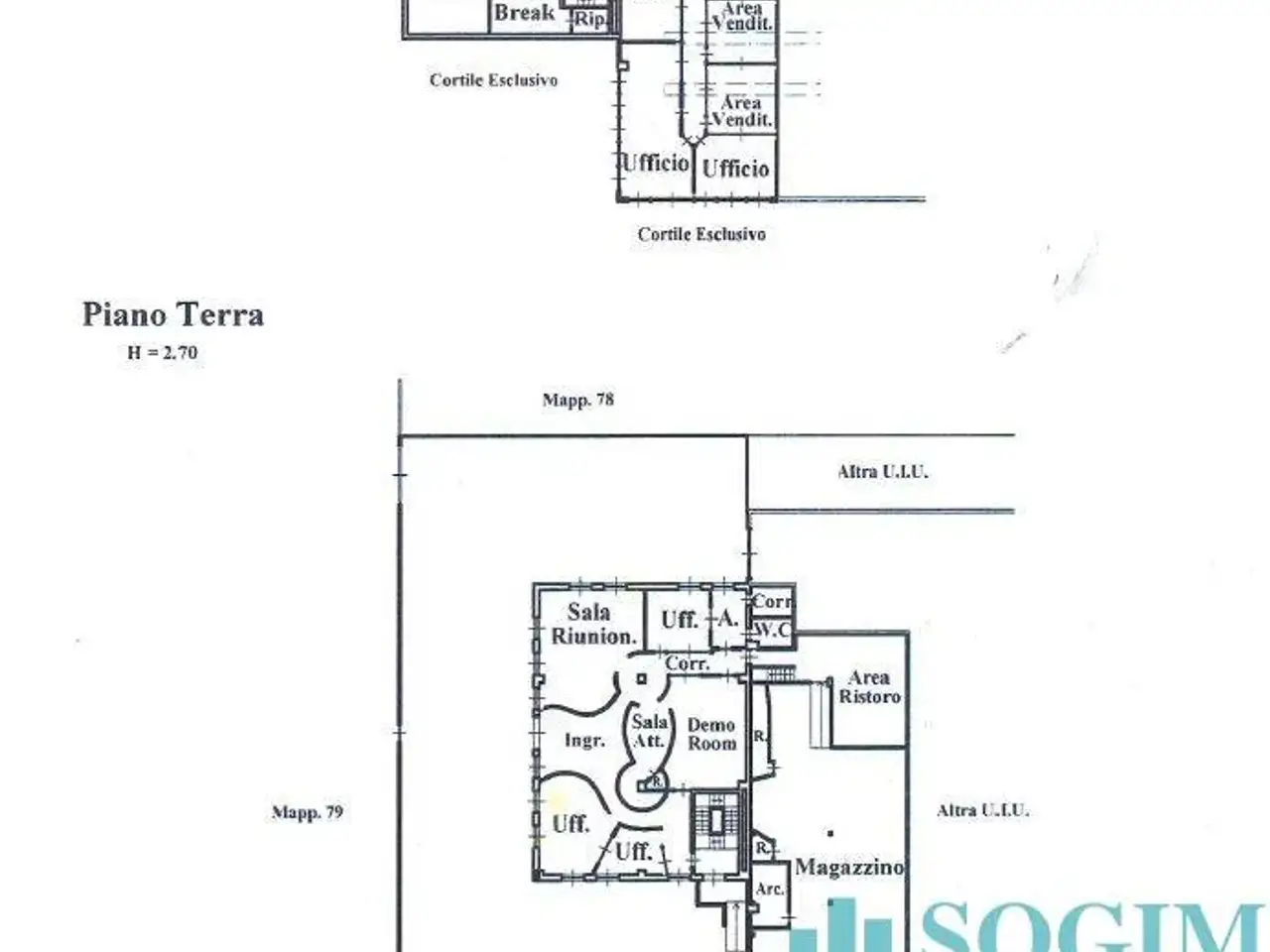 Ufficio in Via  Archimede 32, Corsico, {3} - Planimetria 1