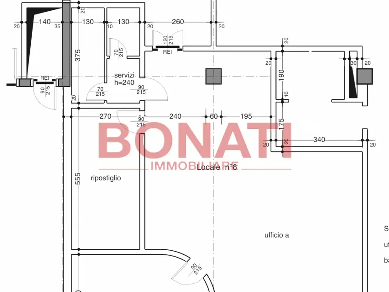 Ufficio in Via Fontevivo  21l, La Spezia, {3} - Planimetria 1