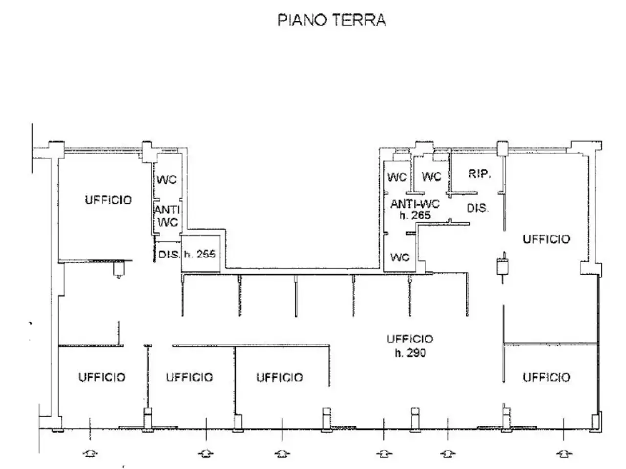 Ufficio in Via Cesare Lombroso 19, Firenze, {3} - Planimetria 1