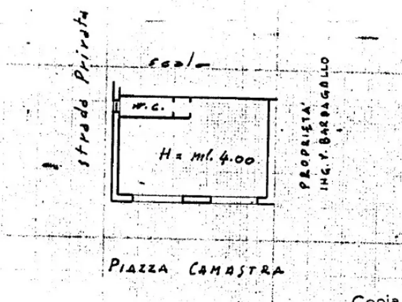 Negozio in Piazza Duca di Camastra 19, Catania, {3} - Planimetria 1