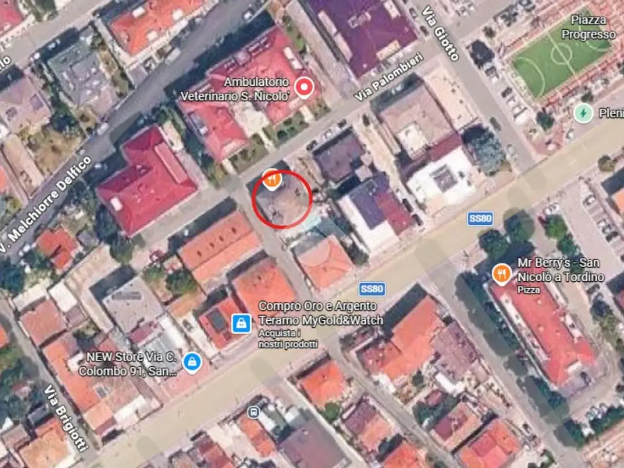 Negozio in Via Giovanni Palombieri 5, Teramo, {3} - Planimetria 1