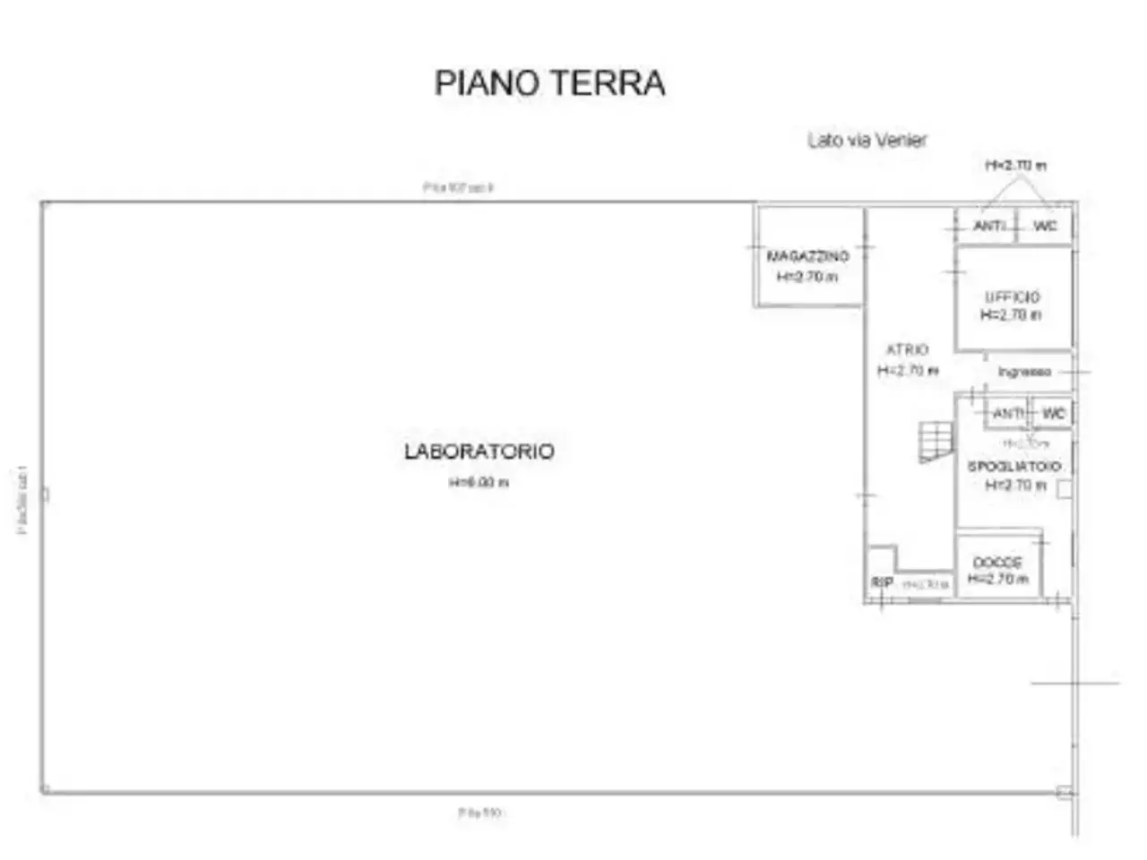 Capannone in Via Pialoi, Marcon, {3} - Planimetria 1