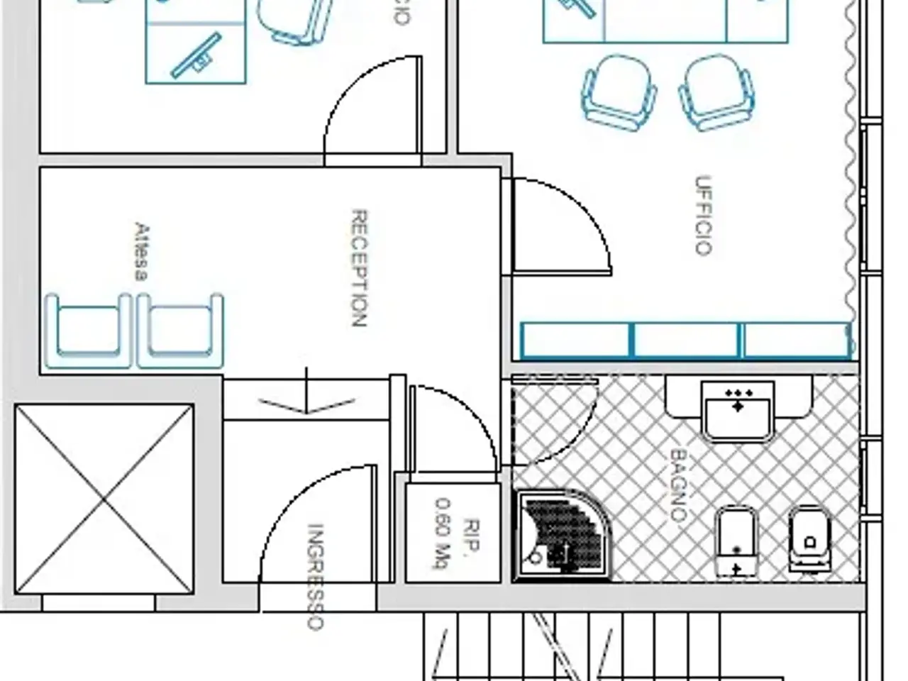 Ufficio in , Pisa, {3} - Planimetria 1