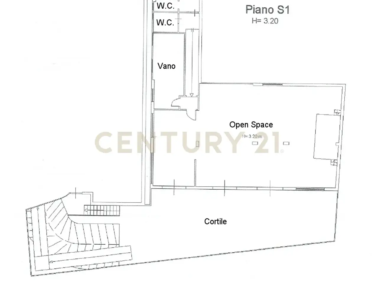 Negozio in Via Vincenzo Bellini 39, Aci Sant'Antonio, {3} - Planimetria 1