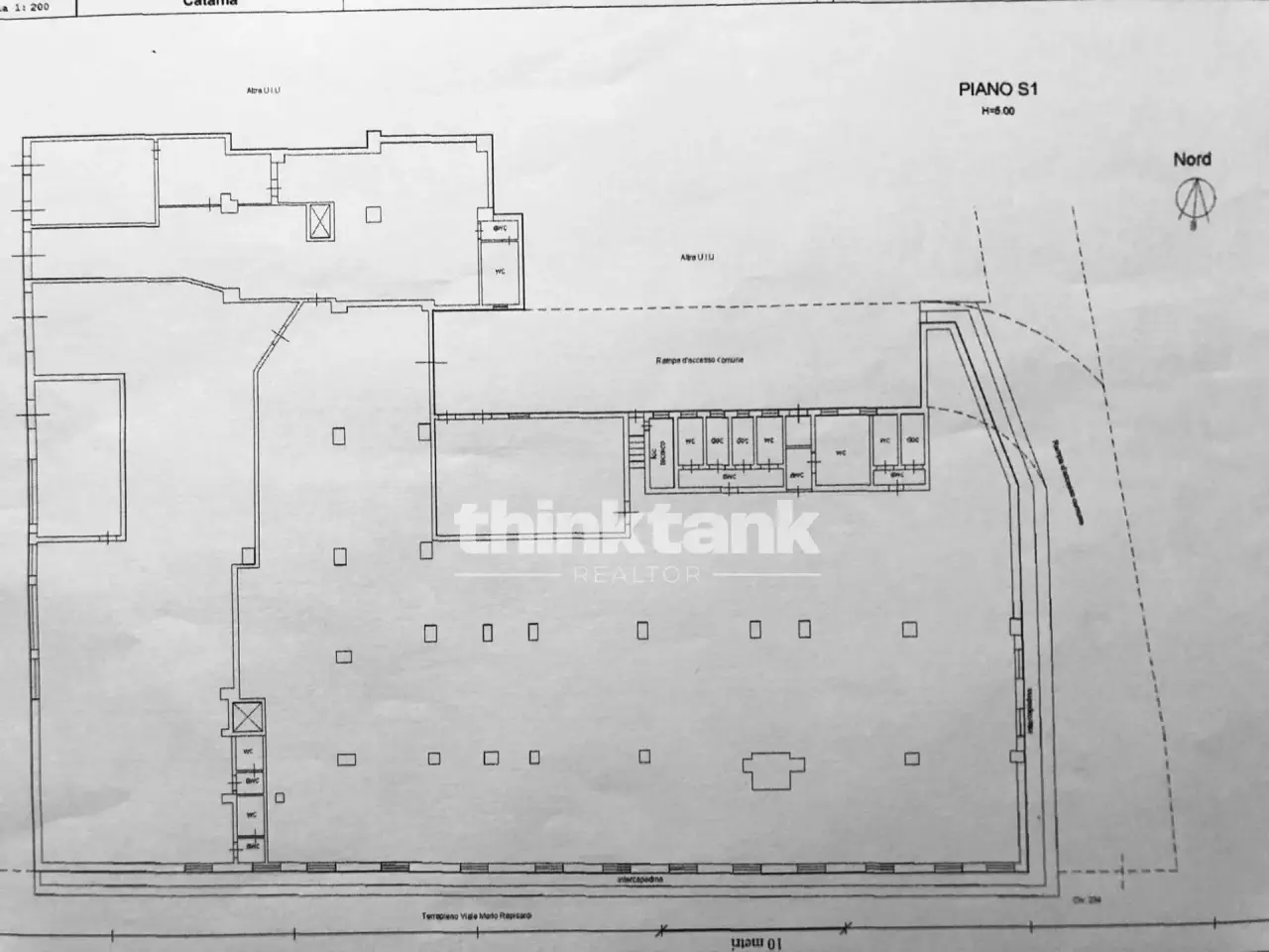Magazzino in Viale Mario Rapisardi, Catania, {3} - Planimetria 1