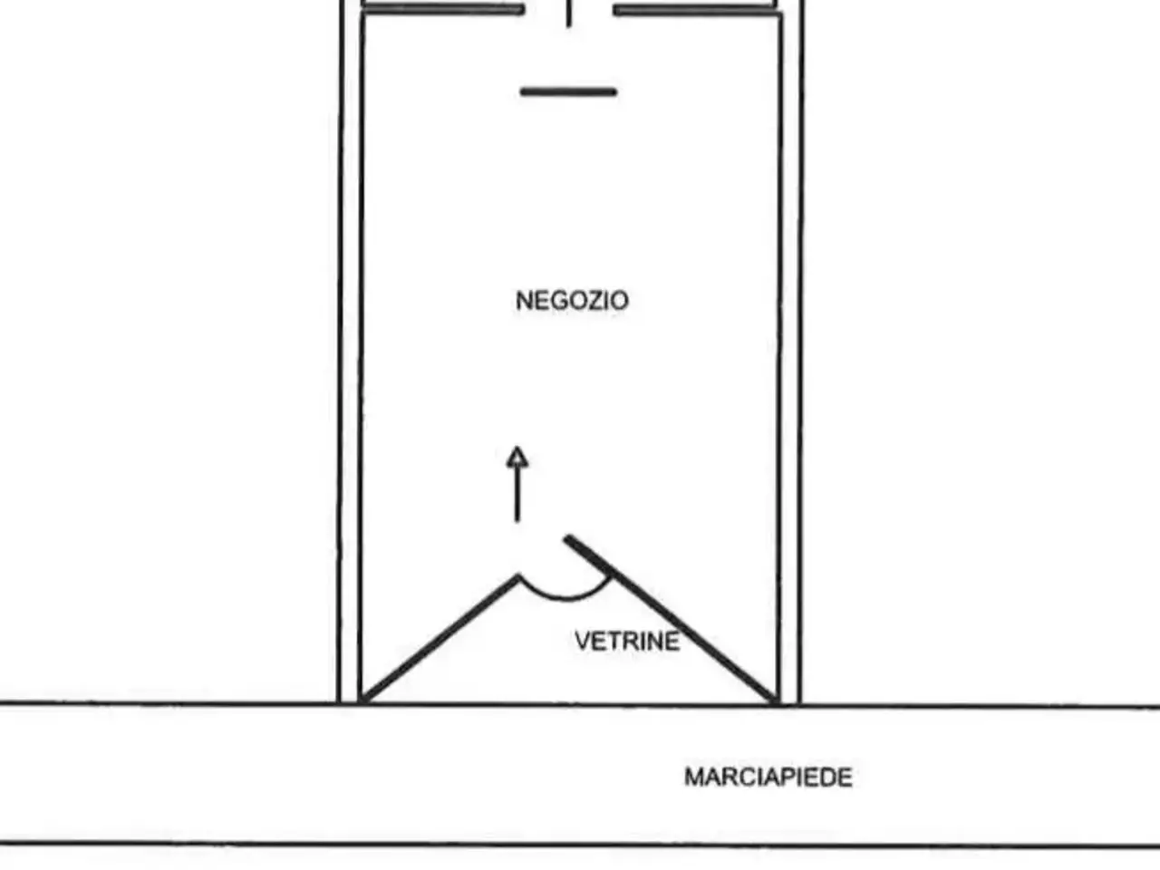 Negozio in Via Camillo Benso Conte di Cavour, Este, {3} - Planimetria 1