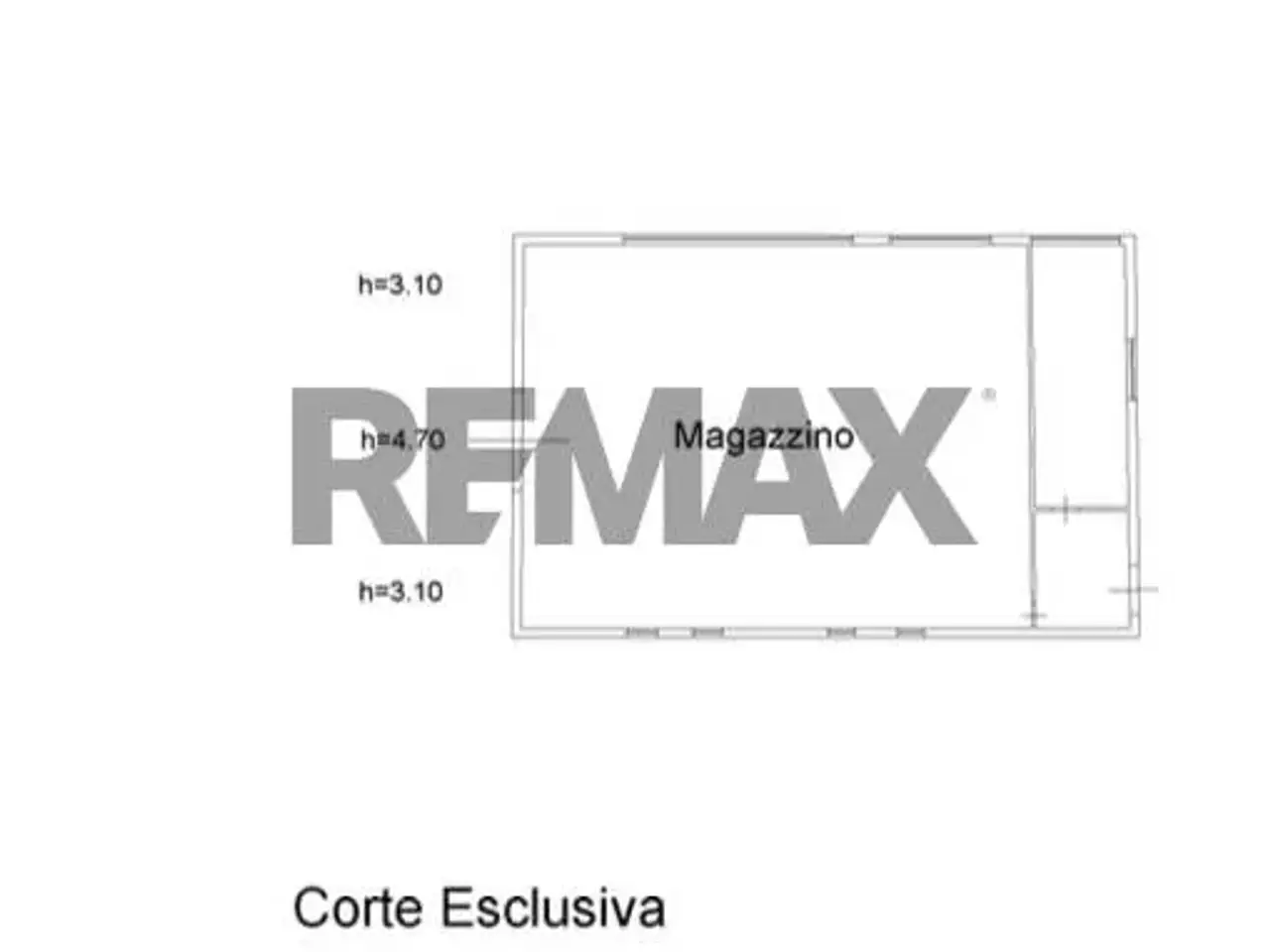 Magazzino in Via Sandro Pertini 7, Cinisi, {3} - Planimetria 1