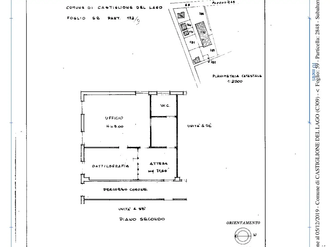 Locale commerciale in Via del Progresso, Castiglione Del Lago, {3} - Planimetria 1