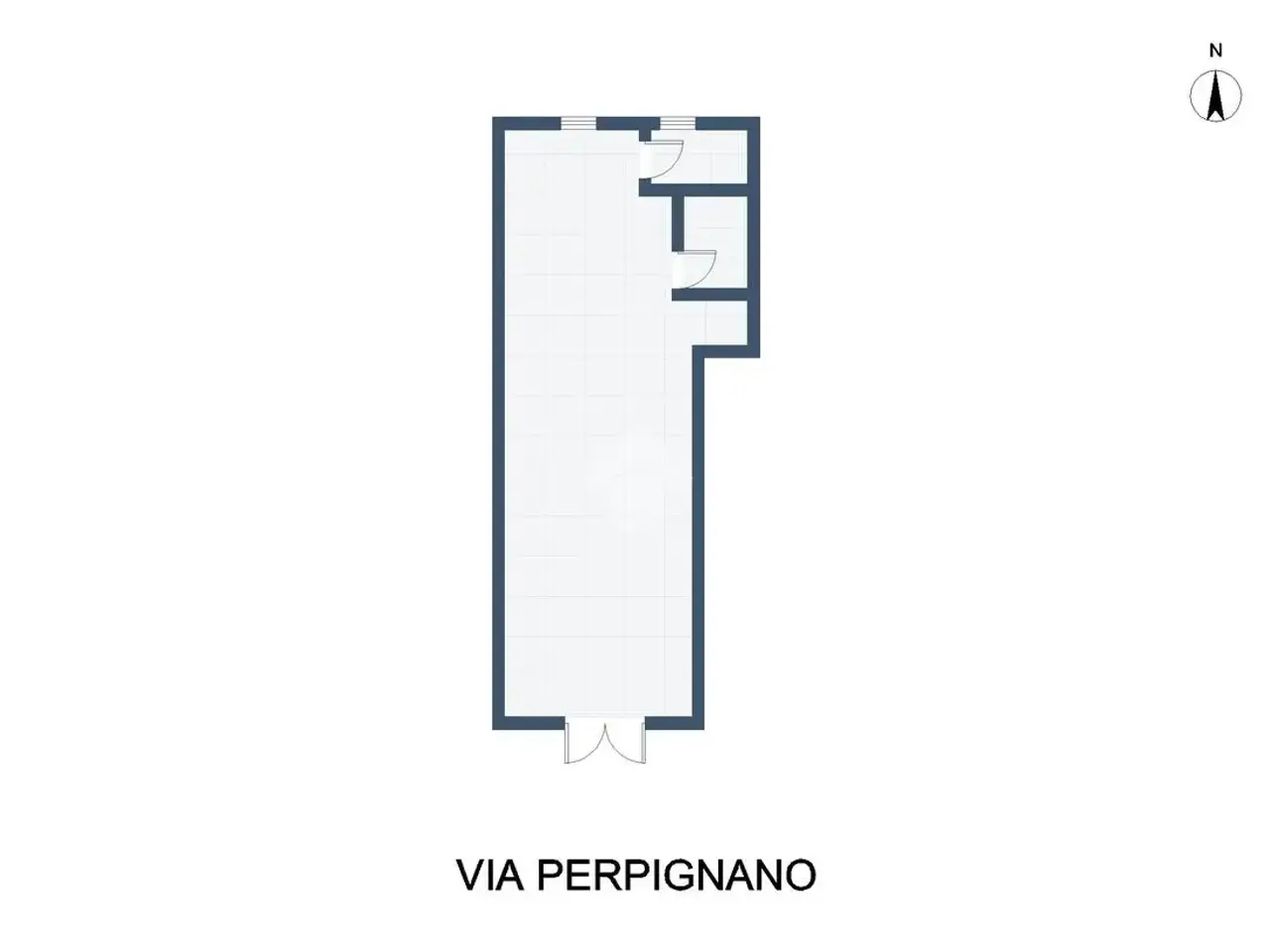 Laboratorio in Via Perpignano 146, Palermo, {3} - Planimetria 1