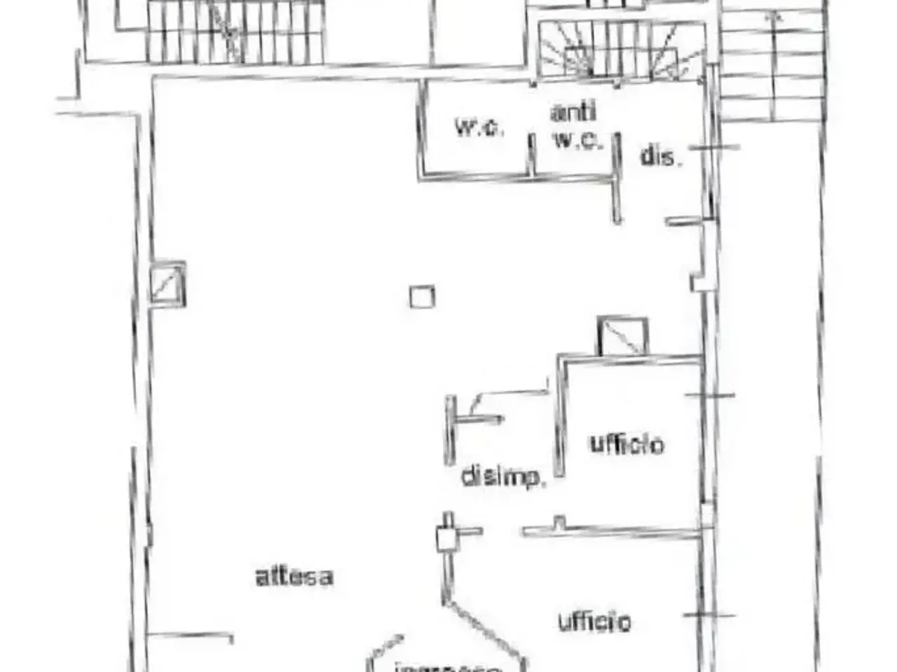 Ufficio in Piazza Dante Alighieri, Filago, {3} - Planimetria 1